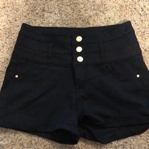 Black shorts